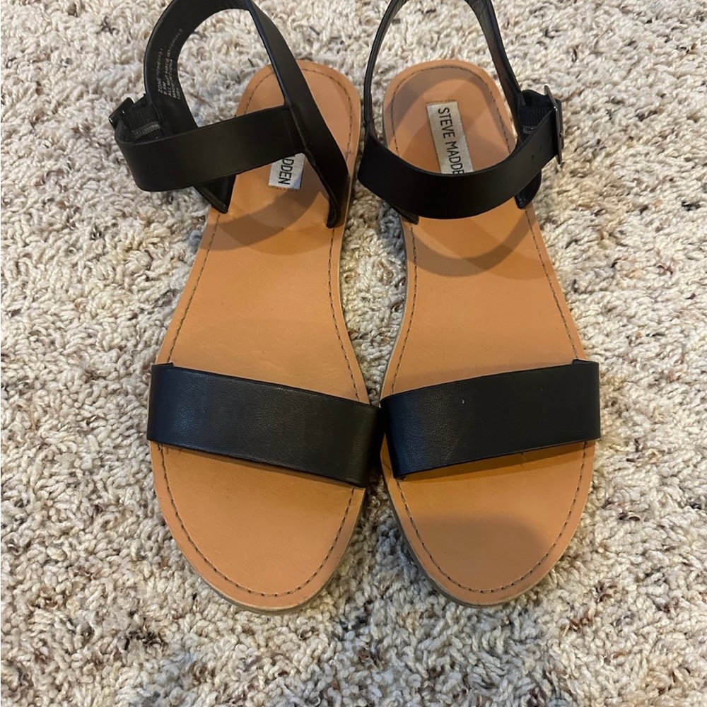 Steve Madden Black Women's Sandals